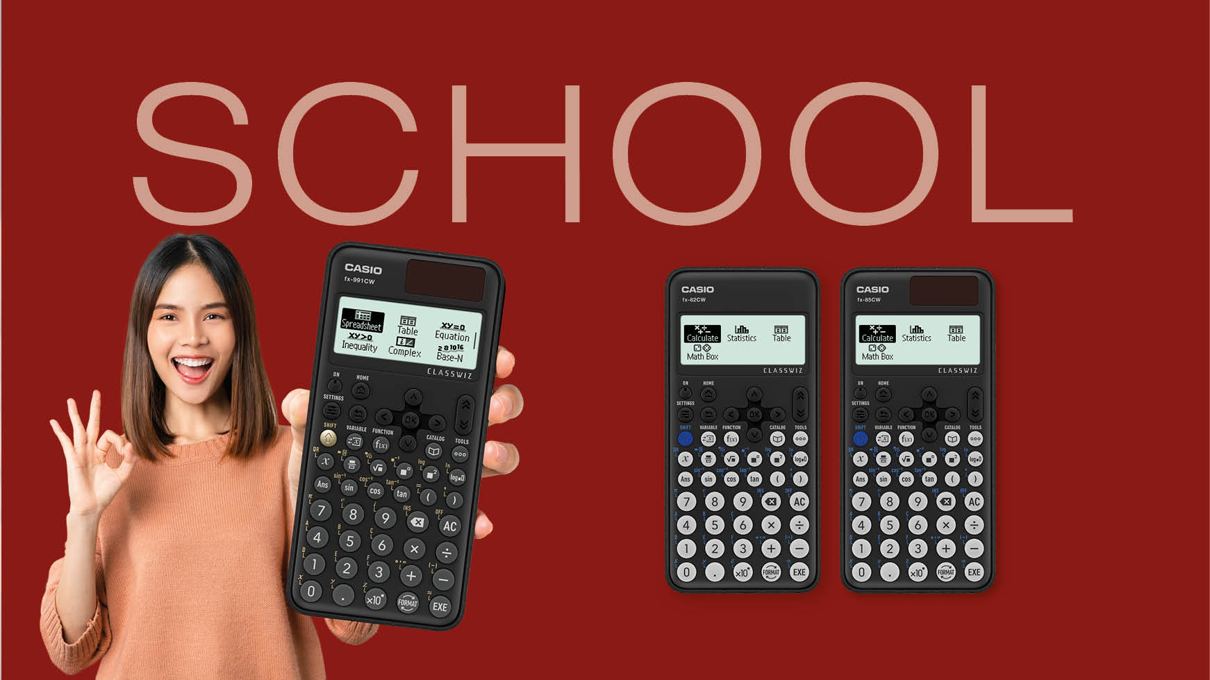 Casio School banner